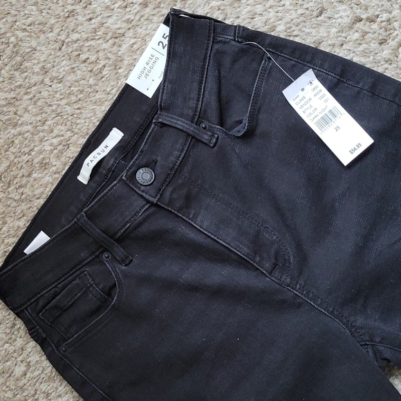 PacSun Black Distressed High Rise Jegging NWT - Picture 6 of 13